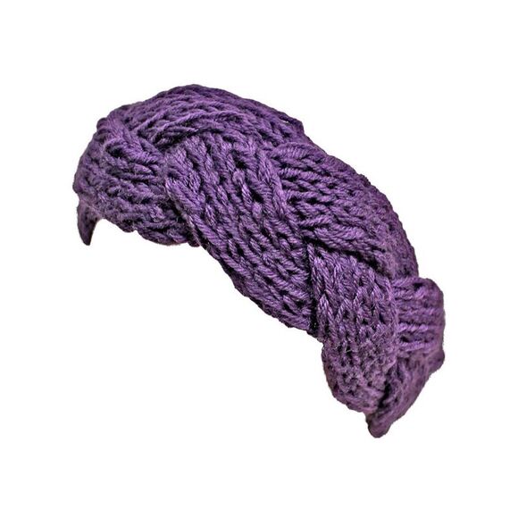 Soft Knit Braid Ear Covering Headband - Picture 1 of 6